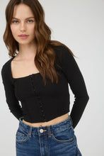 Load image into Gallery viewer, Front Eye Hook Crop Top (2 Colors)
