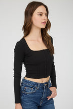Load image into Gallery viewer, Front Eye Hook Crop Top (2 Colors)
