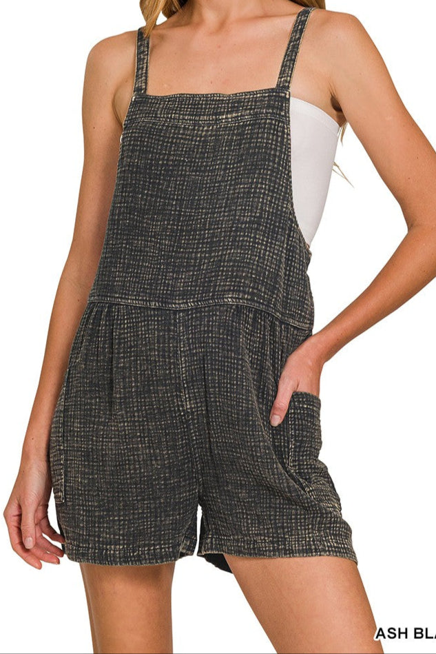 Guaze Tie-Back Romper (More Colors)