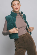 Load image into Gallery viewer, Reversible Corduroy Puffer Vest
