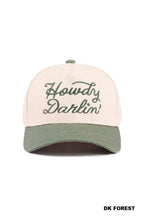 Load image into Gallery viewer, Howdy Darlin Canvas Cap (3 Colors)

