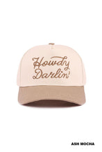 Load image into Gallery viewer, Howdy Darlin Canvas Cap (3 Colors)
