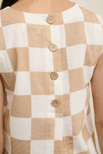 Load image into Gallery viewer, Checkered Linen Shorts &amp; Top

