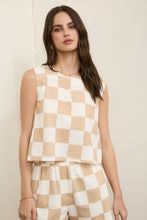 Load image into Gallery viewer, Checkered Linen Shorts &amp; Top
