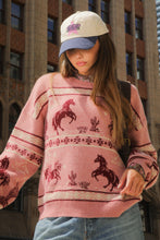 Load image into Gallery viewer, Western Knit Sweater
