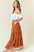 Load image into Gallery viewer, Tiered Floral Maxi Skirt (2 Colors)
