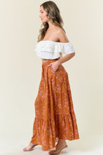 Load image into Gallery viewer, Tiered Floral Maxi Skirt (2 Colors)

