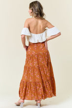 Load image into Gallery viewer, Tiered Floral Maxi Skirt (2 Colors)
