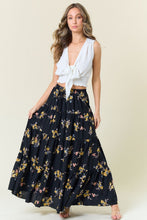 Load image into Gallery viewer, Tiered Floral Maxi Skirt (2 Colors)
