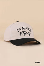 Load image into Gallery viewer, Tanned &amp; Tipsy Canvas Hat (3 Colors)
