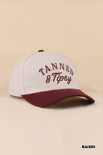 Load image into Gallery viewer, Tanned &amp; Tipsy Canvas Hat (3 Colors)
