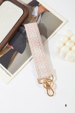 Load image into Gallery viewer, Jacquard Weave Wristlet Keychain
