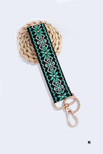 Load image into Gallery viewer, Jacquard Weave Wristlet Keychain
