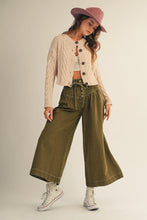 Load image into Gallery viewer, Ribbed Knit Cropped Cardigan (2 Colors)
