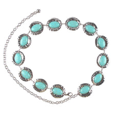 Load image into Gallery viewer, Oval Turquoise Stone Belt (2 Colors)
