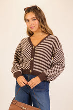 Load image into Gallery viewer, Dual Print Knit Cardigan (2 Colors)
