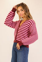 Load image into Gallery viewer, Dual Print Knit Cardigan (2 Colors)

