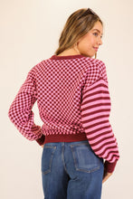 Load image into Gallery viewer, Dual Print Knit Cardigan (2 Colors)

