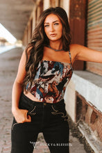 Load image into Gallery viewer, Horse Jacquard Corset Top
