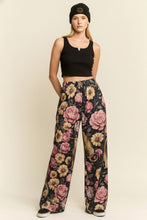 Load image into Gallery viewer, Floral Noir Cheetah Pants
