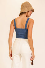 Load image into Gallery viewer, Rodeo Romance Denim Top (2 Colors)
