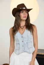 Load image into Gallery viewer, Stretch Denim Vest
