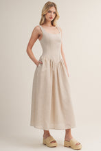 Load image into Gallery viewer, Square Neck Basque Dress (2 Colors)
