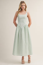 Load image into Gallery viewer, Square Neck Basque Dress (2 Colors)
