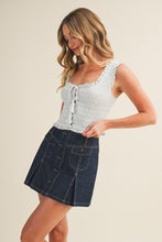 Load image into Gallery viewer, Fully Smocked Eyelet Top
