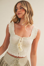 Load image into Gallery viewer, Fully Smocked Eyelet Top

