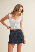 Load image into Gallery viewer, Fully Smocked Eyelet Top
