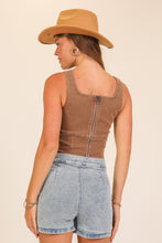 Load image into Gallery viewer, Denim Tank Corset (2 Colors)
