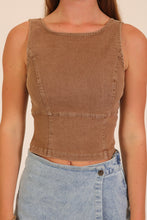 Load image into Gallery viewer, Denim Tank Corset (2 Colors)
