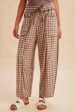 Load image into Gallery viewer, Gingham Barrel Pants (4 Colors)
