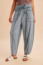 Load image into Gallery viewer, Check Barrel Pants (2 Colors)
