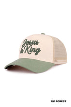 Load image into Gallery viewer, Jesus Is KingSnapback Hat (3 Colors)
