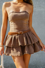 Load image into Gallery viewer, Peplum Denim Dress
