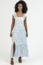 Load image into Gallery viewer, Floral Lace Up Maxi DresS
