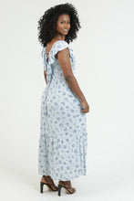 Load image into Gallery viewer, Floral Lace Up Maxi DresS
