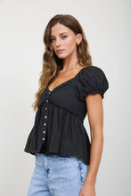 Load image into Gallery viewer, Lace Puff Sleeve Top
