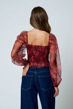 Load image into Gallery viewer, Floral Chiffon Smocked Blouse (2 Colors)
