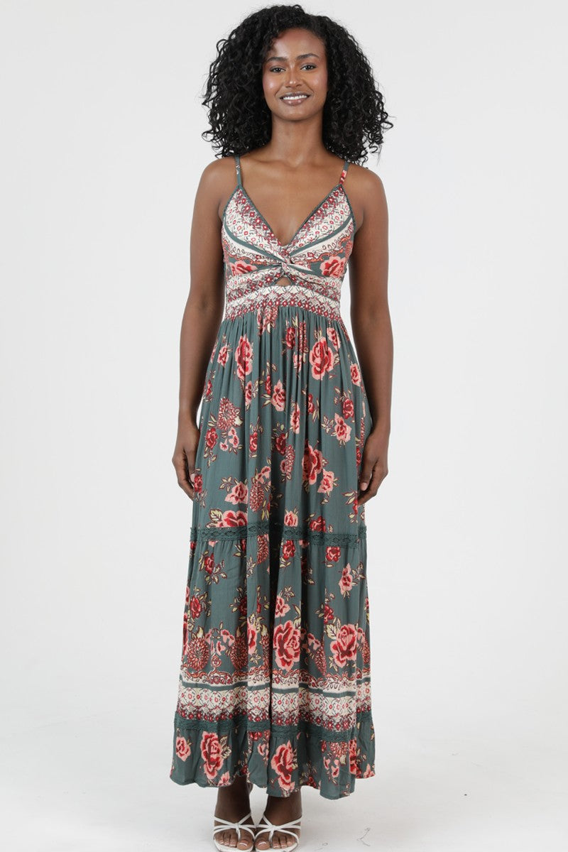 Country Floral Maxi Dress – Desert Highway Boutique