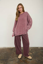 Load image into Gallery viewer, Raw Edge Crew Neck Sweater (2 Colors)
