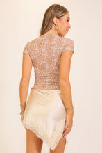 Load image into Gallery viewer, Ruched Mesh Top (2 Colors)
