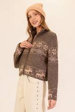 Load image into Gallery viewer, Fair Isle Knit Cardigan
