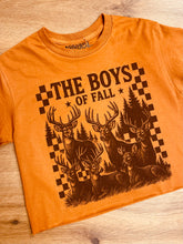 Load image into Gallery viewer, Boys of Fall Cropped Tee (2 Colors)
