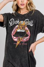 Load image into Gallery viewer, Rock In Roll Maxi T-Shirt Dress

