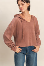 Load image into Gallery viewer, Mineral Cropped Waffle Top (2 Colors)
