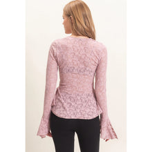 Load image into Gallery viewer, Lace Bell Sleeve Top (2 Colors)
