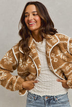 Load image into Gallery viewer, Fair Isle Sherpa Jacket
